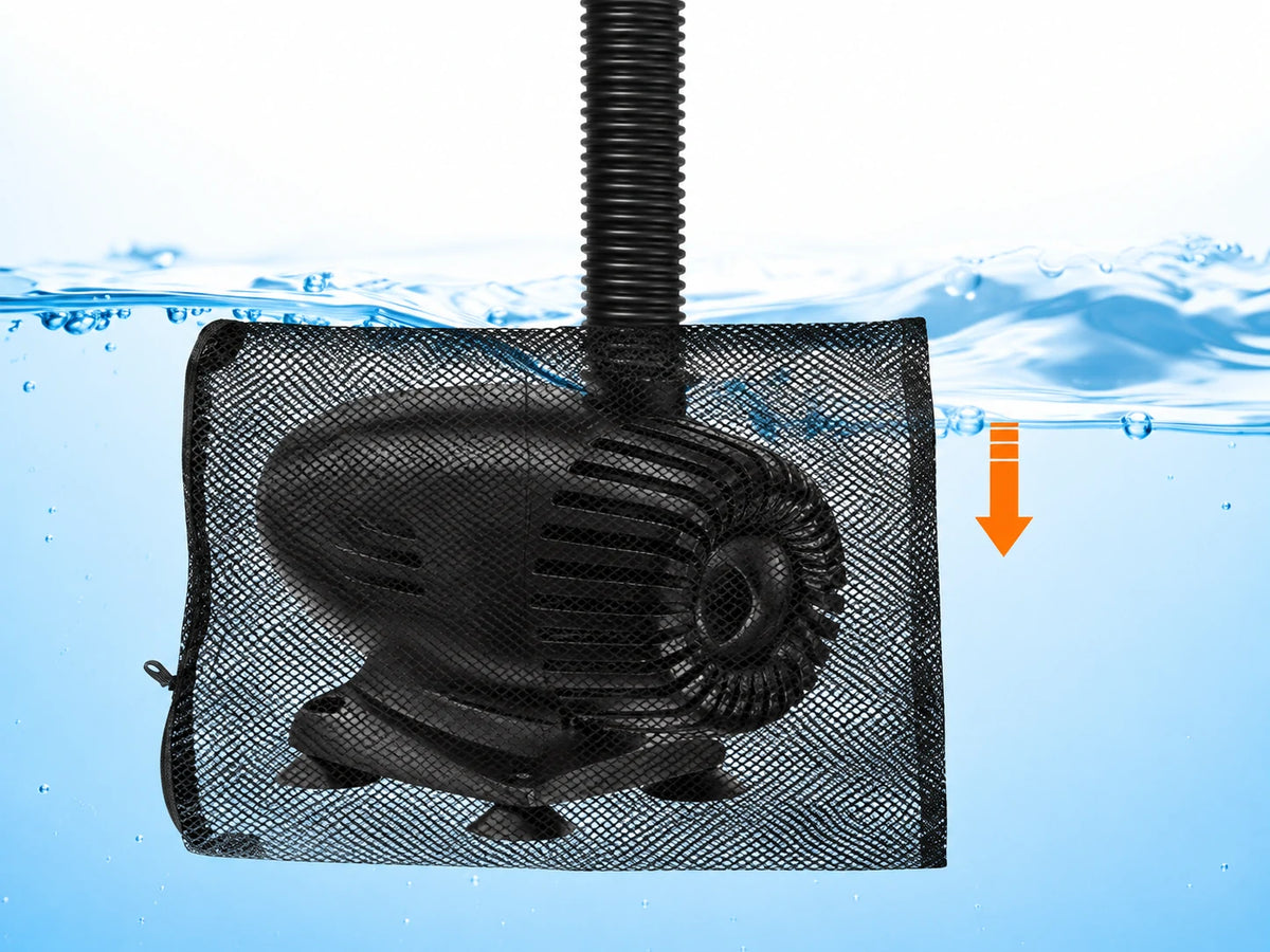 solar pump for waterfall in water