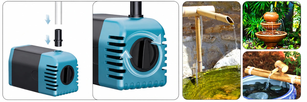 tubing solar pumps for fountains